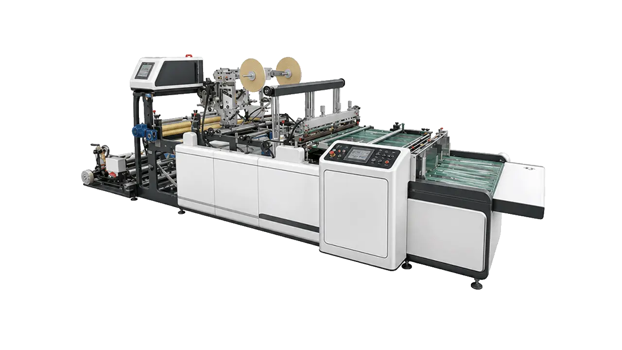 LayerQuestar LQ-SSCB-800 single-lane side seal courier bag making machine
