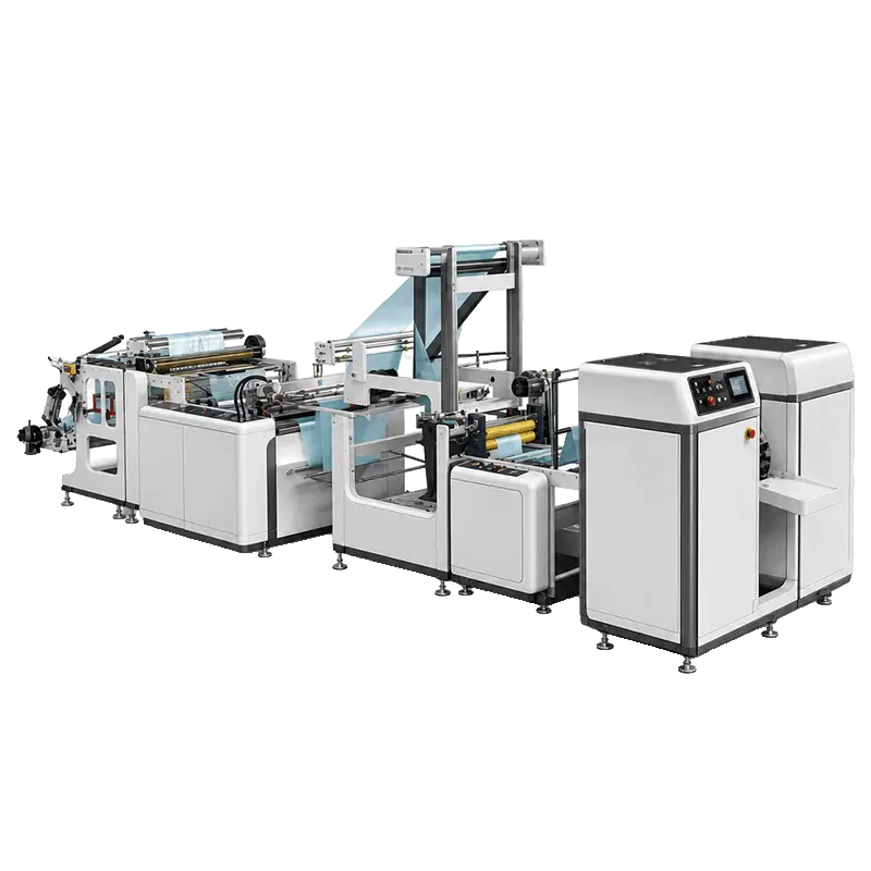 LayerQuestar folding rolling garbage bag making machine