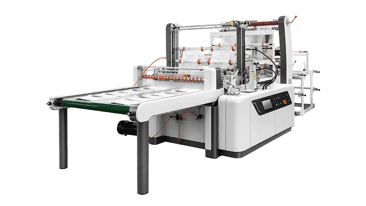 LayerQuestar LQ-2L4L double-layer 4-line cold-cut bottom-seal bag making machine