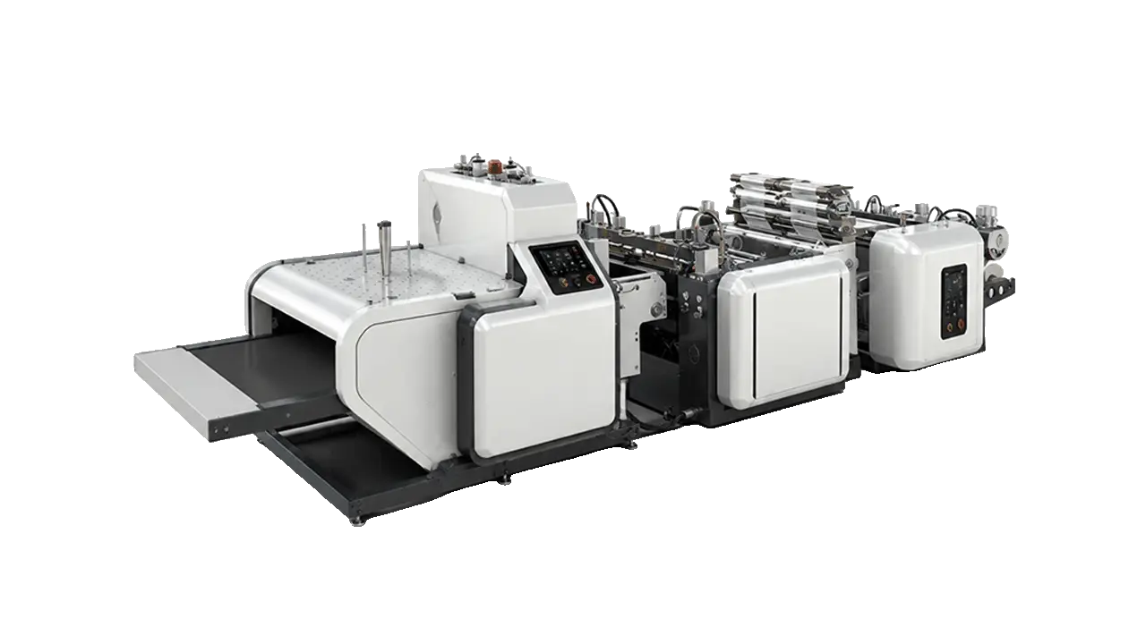 LayerQuestar LQ-430×2 high-speed cold-cut dual-line T-shirt bag making machine