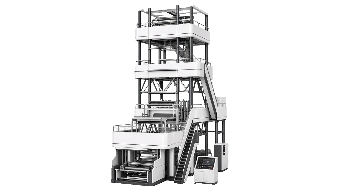 LayerQuestar 5-layer co-extrusion blown film machine — EVOH PA barrier film production line