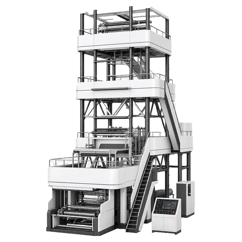 5-layer co-extrusion blown film machine