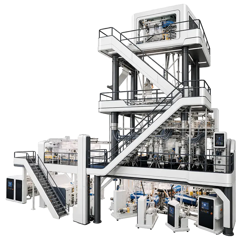 LayerQuestar 9-layer blown film co-extrusion machine