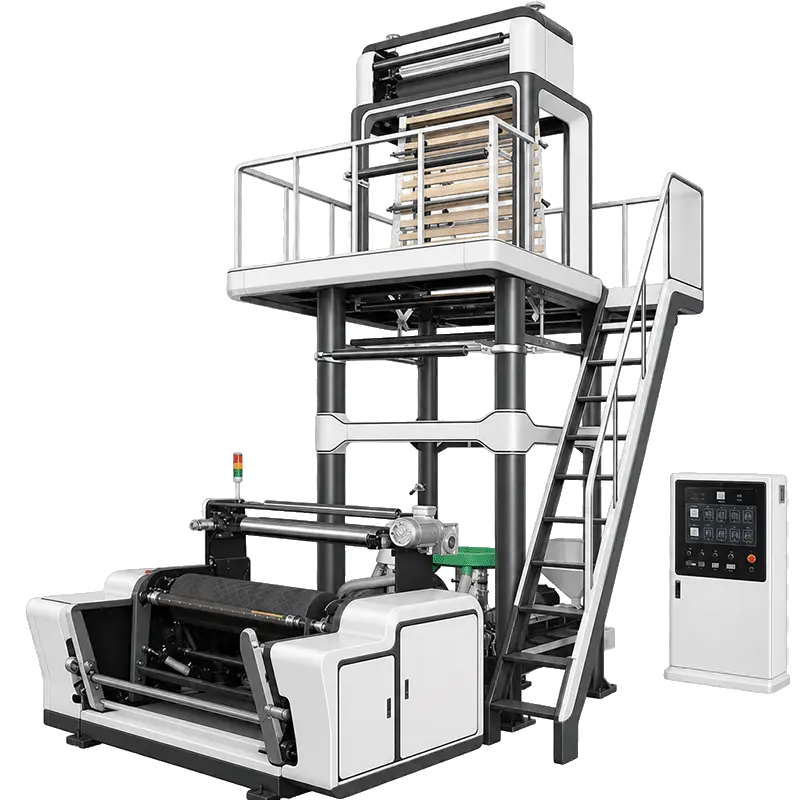 Biodegradable blown film machine for PLA/PBAT compostable bag production