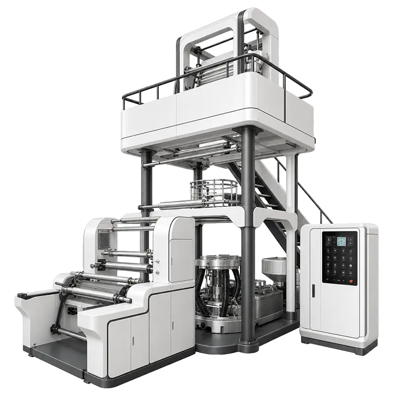 Mono-layer blown film machine