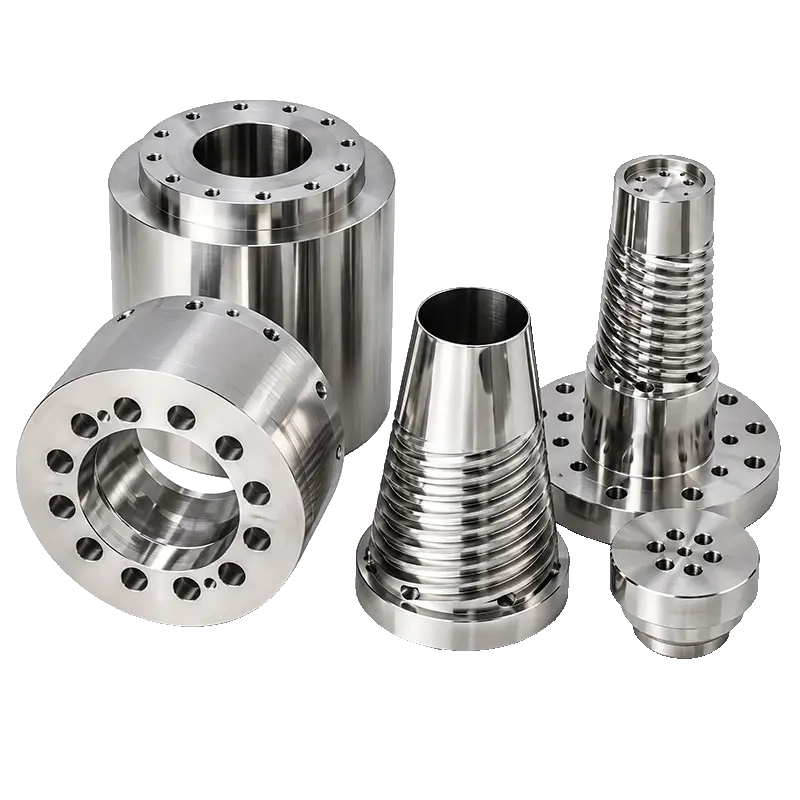 Corrosion-resistant die head close-up — LayerQuestar biodegradable PLA PBAT blown film machine