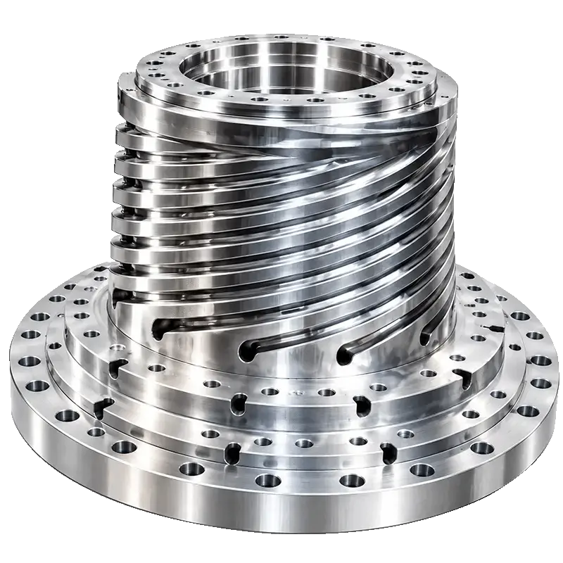 Multi-layer co-extrusion die head — up to 9 layers