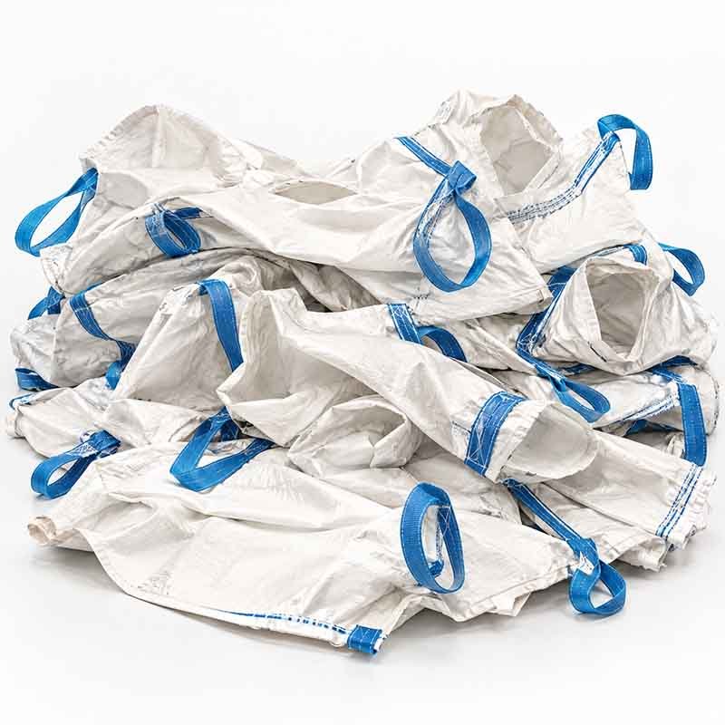 FIBC jumbo bags — specialist recycling configuration required, not standard PP woven bag line