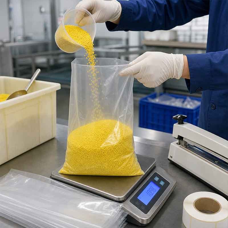 Bottom-seal flat poly bag — produced on LayerQuestar flat bag making machine