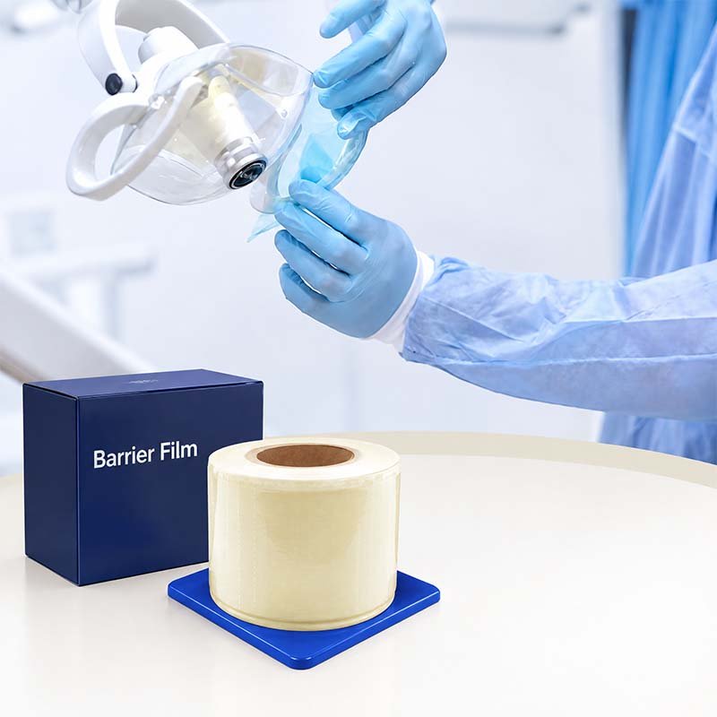 Medical packaging film and specialty barrier film produced on a 5-layer co-extrusion blown film machine