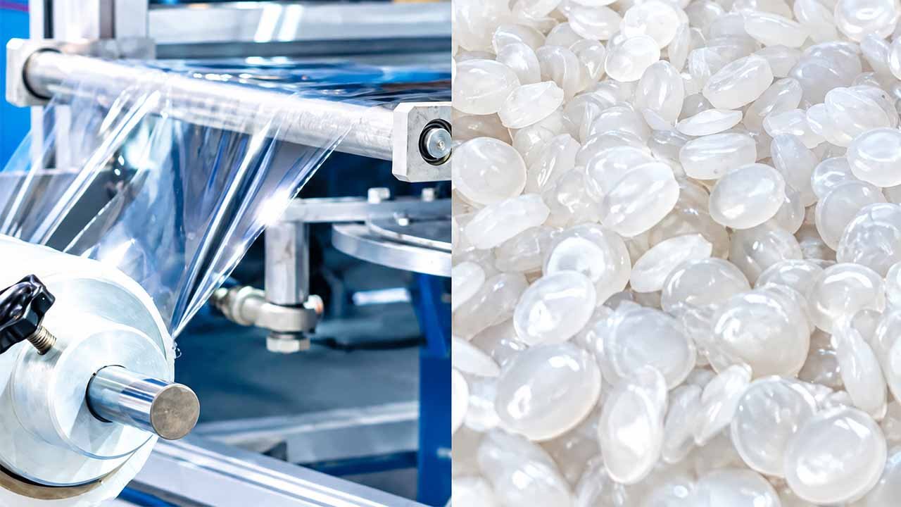 PCR content film production on LayerQuestar 3-layer ABA blown film line