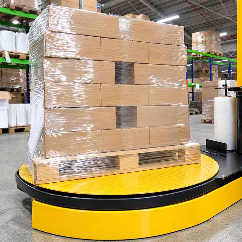 Stretch wrap film produced on blown film machine