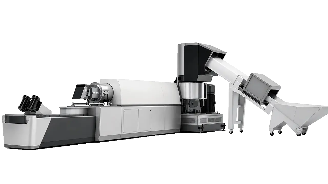 PE film recycling and pelletizing line — LayerQuestar Machinery