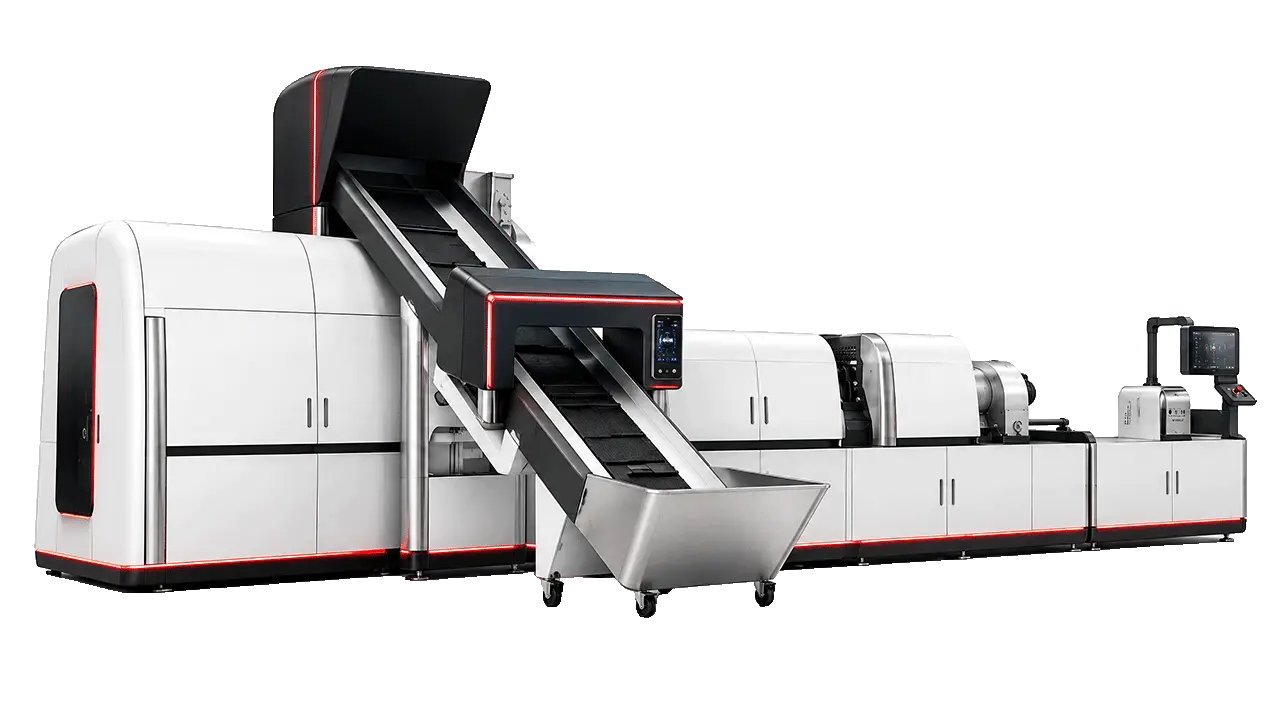 Heavy-duty single-shaft shredder processing PP woven bags — LayerQuestar Machinery recycling line